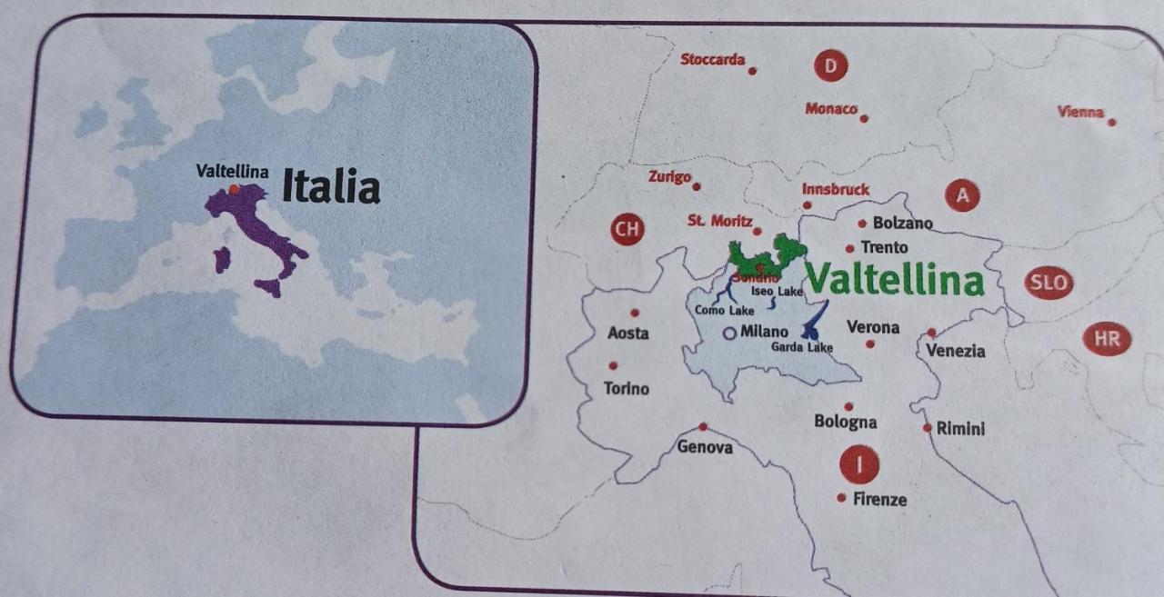 B & B Sentiero Valtellina Castello dell'Acqua 外观 照片